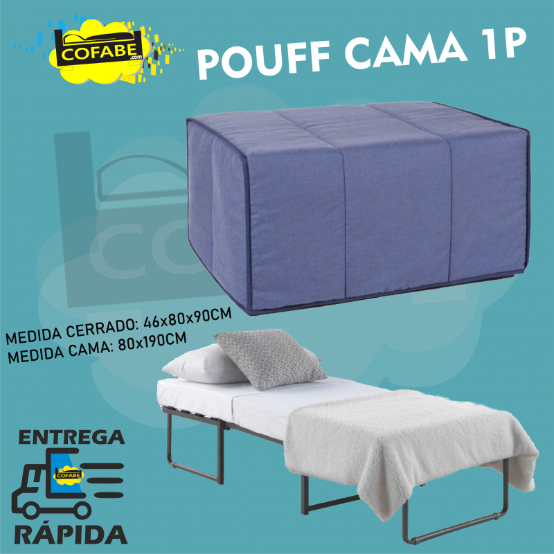 Pouff Cama 1p 80cm