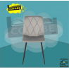SILLA VELVET GRIS