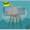 SILLA VELVET GRIS