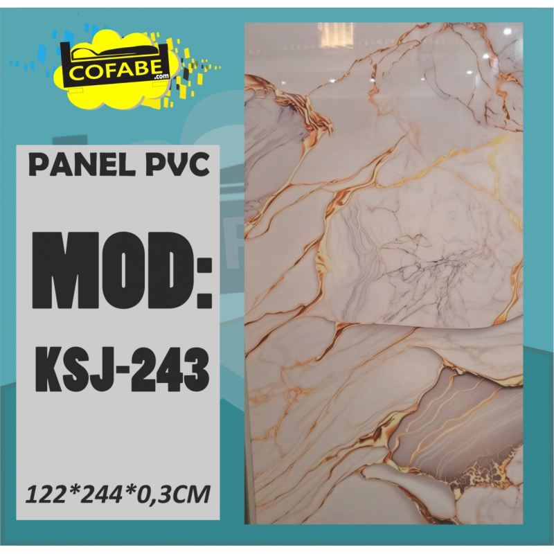 PLACA PVC KSJ-243 122*265*0.3CM