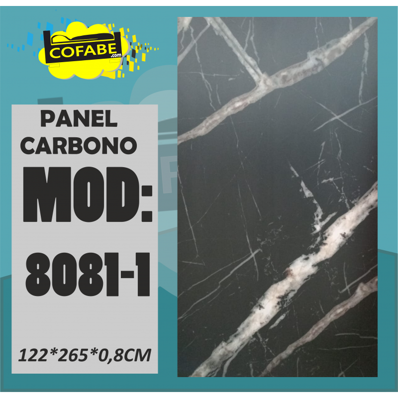 PLACA CARBONO 8088-1 122*265*0.8CM