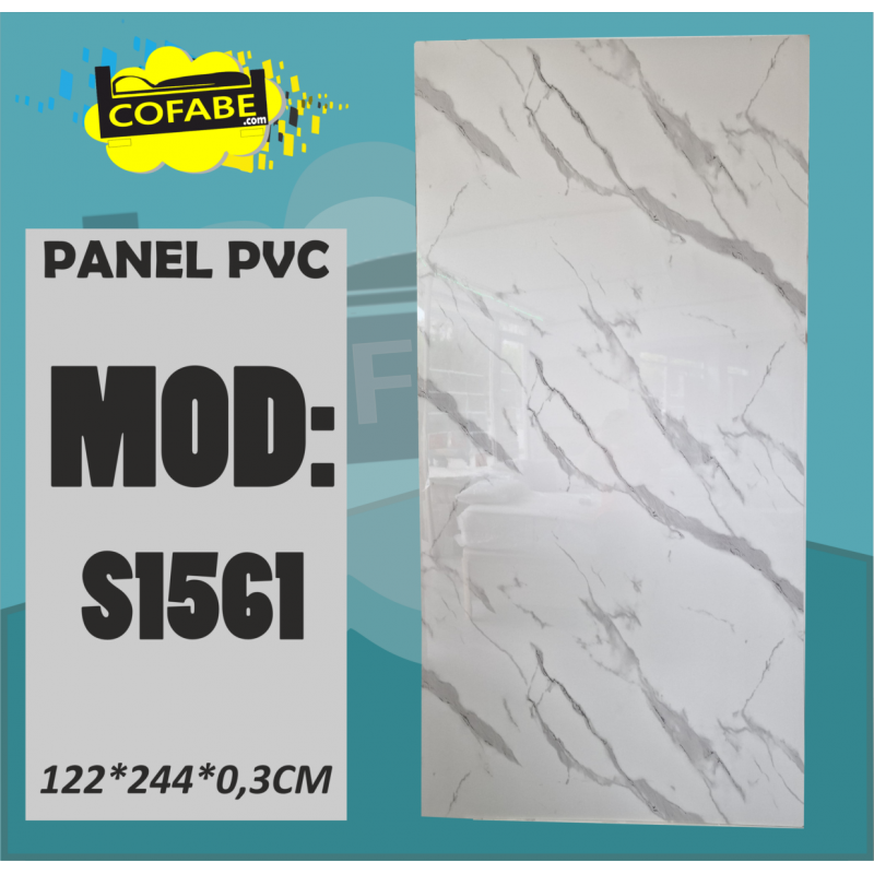 PLACA PVC S1561 122*244*0.3CM