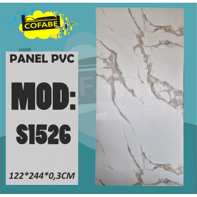 PLACA PVC S1626 122*244*0.3CM
