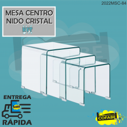 copy of MESA MSC CENTRO LEYNA 110*1*70 CM CRISTAL ROBLE
